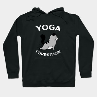 yoga cat Hoodie